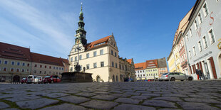 Marktpaltz in Pirna.