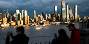 Blick auf New York City