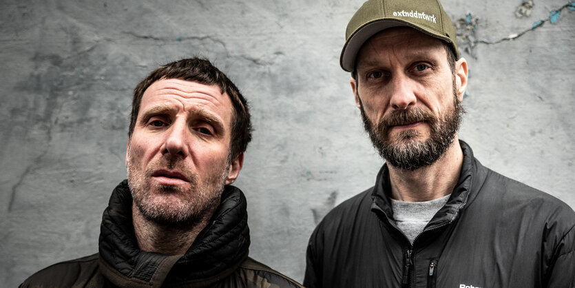 Jason Williamson und Andrew Fearn con den Sleaford Mods