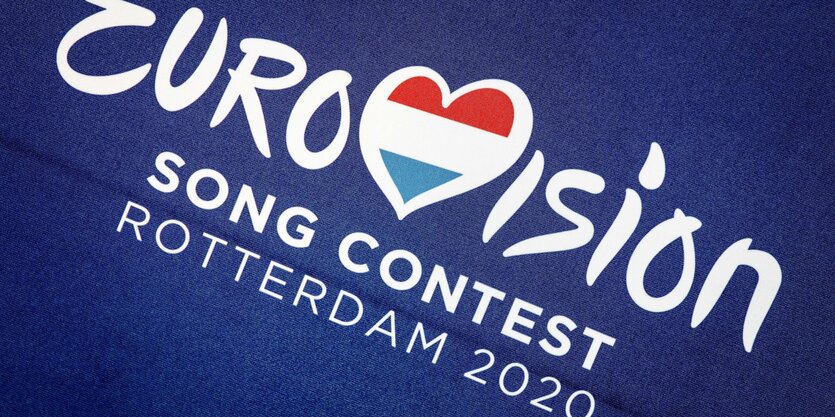 ESC-Logo mit der Ankündigung des Events in Rotterdam