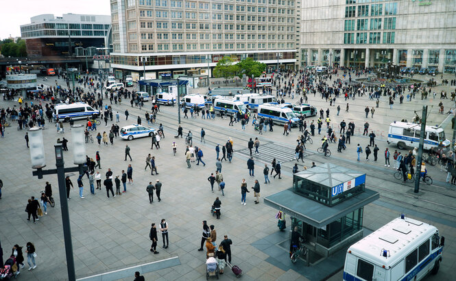 Blick auf den Alexanderplatz