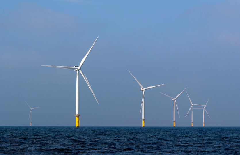 Windräder im Meer