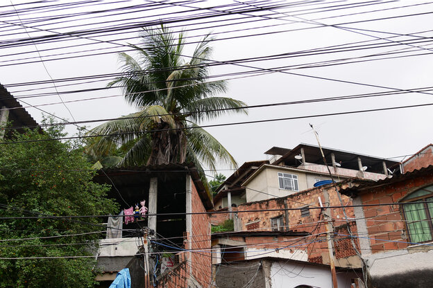 Die Favela Sao Goncalo bei Rio des Janeiro