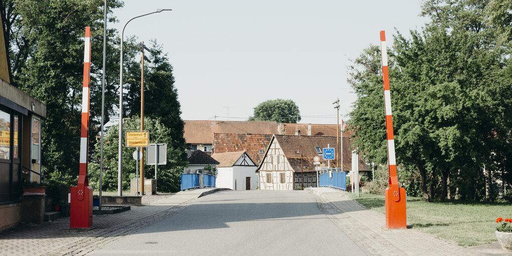 Deutsch-französische Grenze in Scheibenhardt