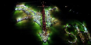 trecker Formen das Landfolk Symbol