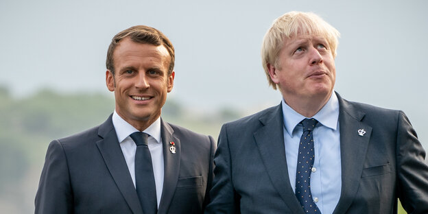 Emmanuel Macron und Boris Johnson