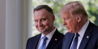 Polens Präsident und der US-Präsident
