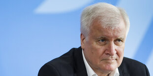 Bundesinnenminister Horst Seehofer bei einer Pressekonferenz