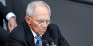 Bundestagspräsident Schäuble.
