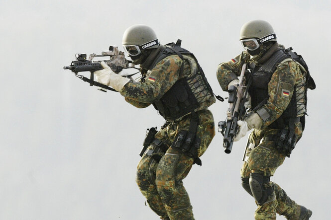 Bundeswehrsoldaten des KSK.