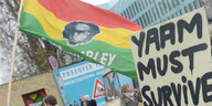 Protestaktion für den Erhalt des Berlner Clubs Yaam