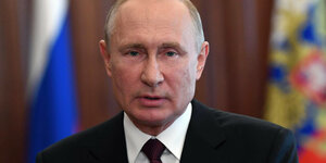 Portrait des russischen Präsidenten Putin