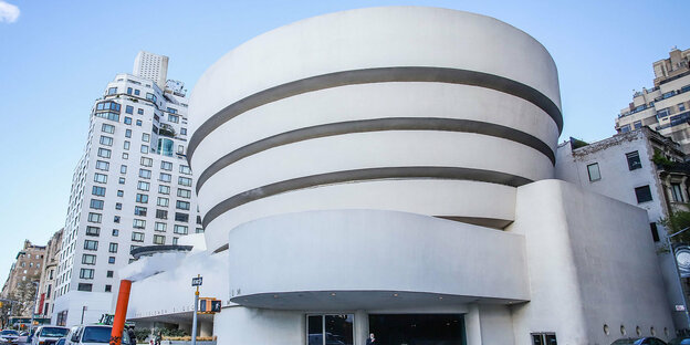 Aussenansicht des Guggenheim-Museums in New York
