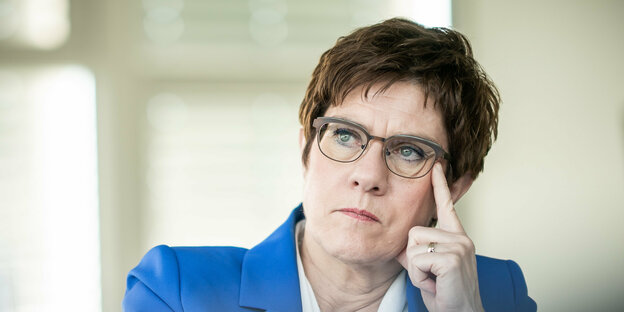 Annegret Kramp-Karrenbauer, CDU-Bundesvorsitzende und Verteidigungsministerin