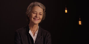 Die Schauspielerin Charlotte Rampling