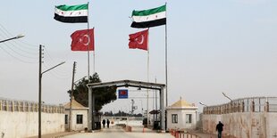 Grenzübergang Bab al-Salam an der türkisch-syrischen Grenze