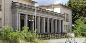 DDR-Schulungsgebäude auf dem Gelände der ehemaligen FDJ Jugendhochschule Bogensee,