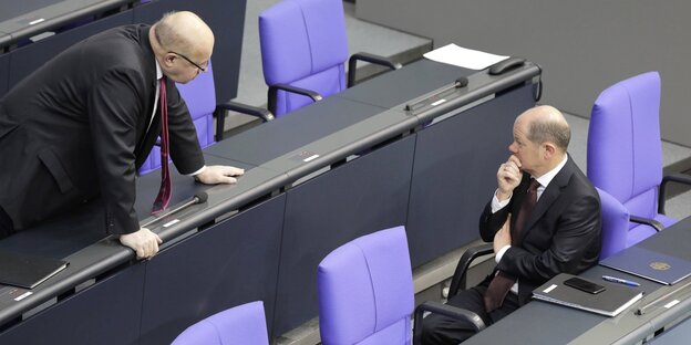 Altmeier lehnt sich im Bundestag zu Scholz