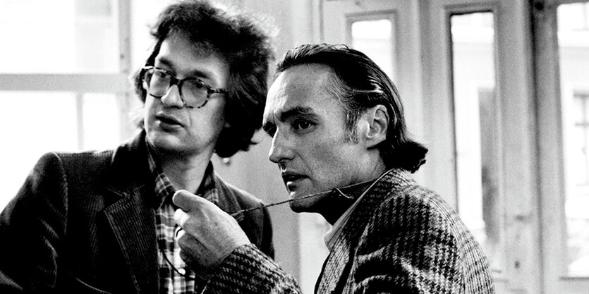 Zwei Männer: Regisseur Wim Wenders und Schauspieler Dennis Hopper