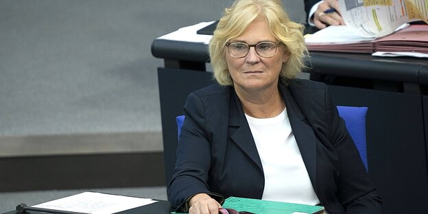 Christine Lambrecht im Deutschen Bundestag