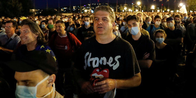 Große Demonstration in Budapest