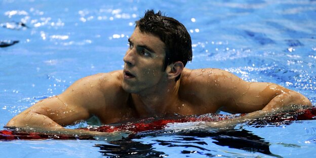 Michael Phelps im Schwimmbecken