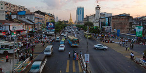 Stadtbild Yangon