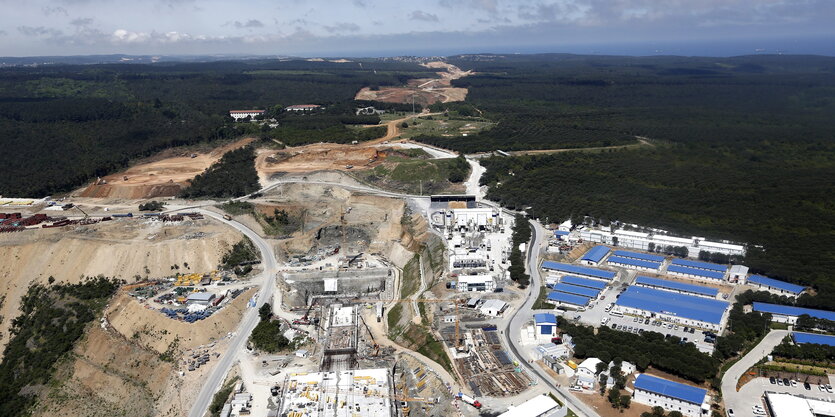 Die Baustelle der Nord Mamara Autobahn