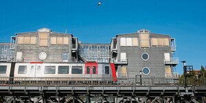 Das Gruner + Jahr-Verlagsgebäude im Hamburger Hafen
