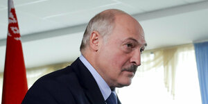Portrait des belarussischen Präsidenten Alexander Lukaschenko