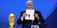 Sepp Blatter präsentiert WM-Gastgeber Katar