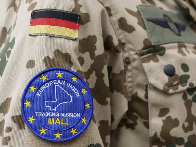 Uniform von EU-Trainings-Mission Mali