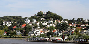 Villen und Stadthäuser im Hamburger Stadtteil Blankenese