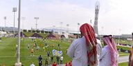 Bayern München trainiert in Doha