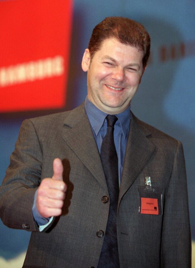 Olaf Scholz am 14.4.2000