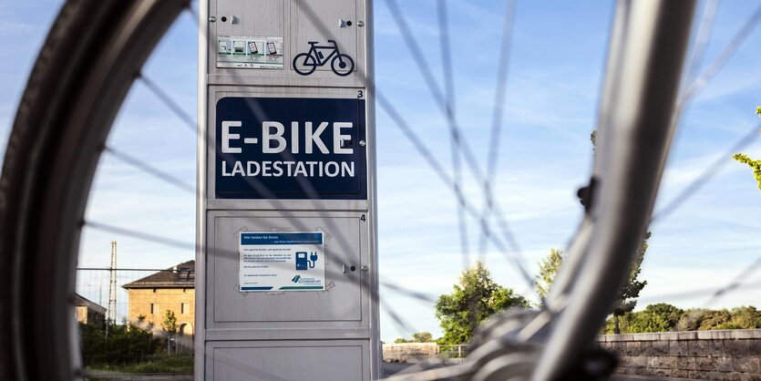 E-Bike Ladestation.