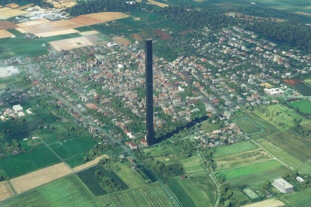 Auch in einem kleinen Ort in Deutschland steht ein riesiges Hochhaus, was ebenfalls auf einen Programmierfehler zurückzuführen ist