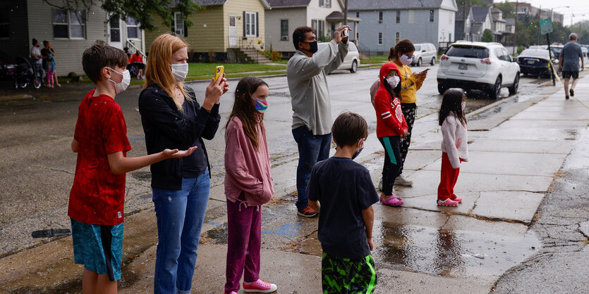 Fotografierende der Proteste in Kenosha