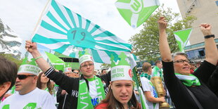 VfL-Fans in Wolfsburg