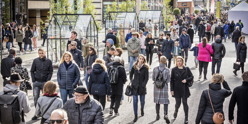 Fußgänger in der Friedrichstraße