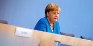 Merkel in der Bundespressekonferenz