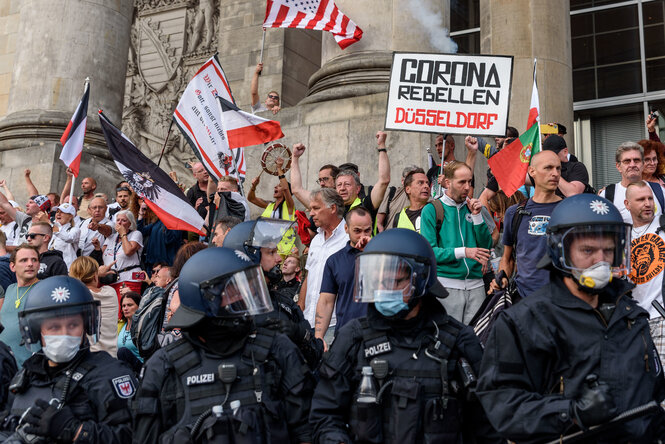 Demonstranten am eichstag