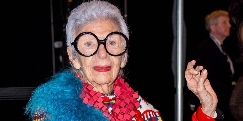 Porträt von Iris Apfel