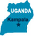 Kartenausschnitt von Kampala