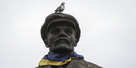 Die Lenin-Statue vergangenen März.