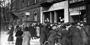 Laden des Verlegers Rudolf Mosse im Jahr 1918