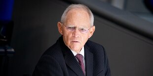 Wolfgang Schäuble spricht