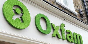 Schriftzug von Oxfam