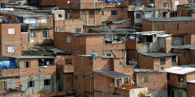 Favela im Distrikt Sapopemba, Zona Sudeste, Sao Paulo.