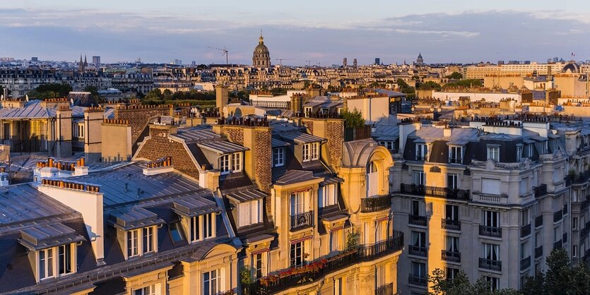 Blick über die Dächer von Paris